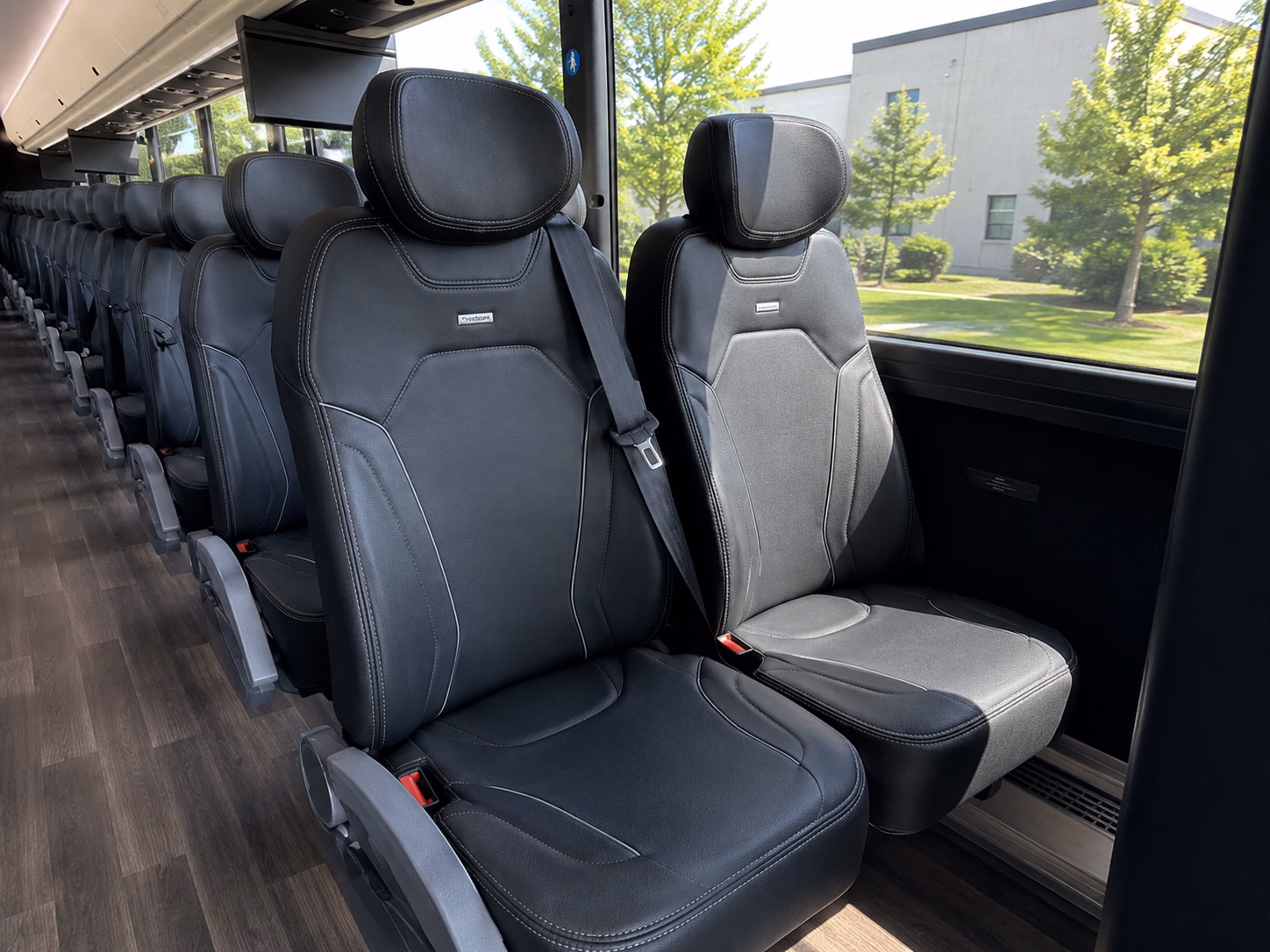 troy school event transportation onboard seating