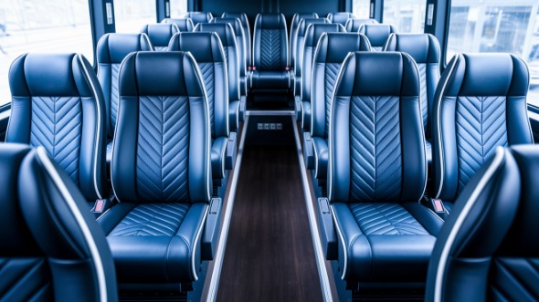 25 passenger minibus inside warren