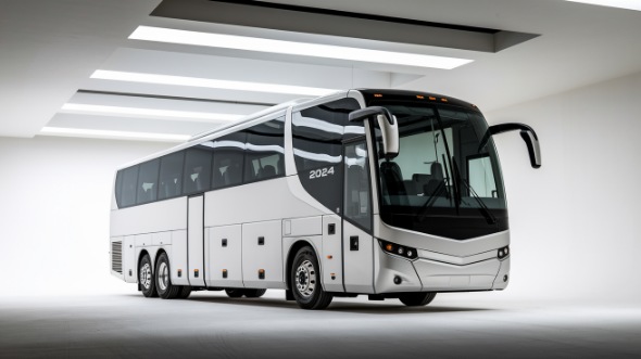 50 passenger charter bus warren