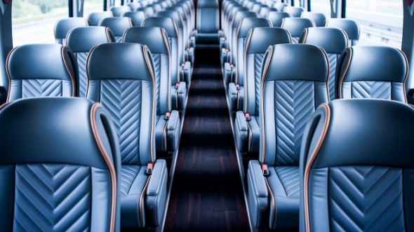 56 passenger charter bus interior warren