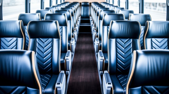56 passenger charter bus rental warren