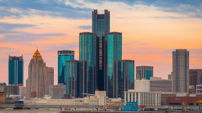 downtown detroit