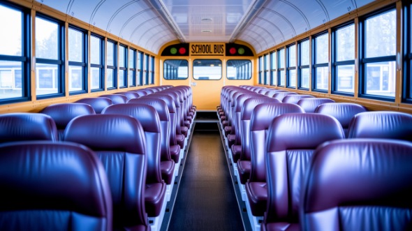 school bus rental interior dearborn